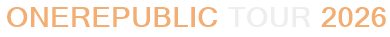 OneRepublic Tour 2026